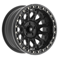 Fittipaldi FB153 20X10 -38 Satin Black with Gloss Black Forged Ring