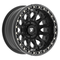 Fittipaldi FB153 20X10 -38 Satin Black with Gloss Black Forged Ring