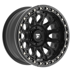 Fittipaldi FB153 20X10 -38 Satin Black with Gloss Black Forged Ring