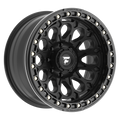 Fittipaldi FB153 20X10 -38 Satin Black with Gloss Black Forged Ring