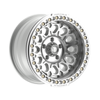 Fittipaldi FB153 17X9 -15 Gloss Silver Machined with Machined Ring