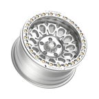 Fittipaldi FB153 17X9 -15 Gloss Silver Machined with Machined Ring