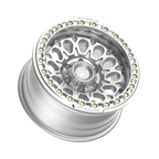 Fittipaldi FB153 17X9 -15 Gloss Silver Machined with Machined Ring