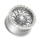 Fittipaldi FB153 17X9 -15 Gloss Silver Machined with Machined Ring