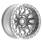 Fittipaldi FB153 20X10 -38 Gloss Silver Machined with Machined Ring