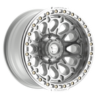 Fittipaldi FB153 20X10 -38 Gloss Silver Machined with Machined Ring