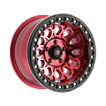 Fittipaldi FB153 17X9 -15 Gloss Red Machined with Red Tint and Gloss Black Ring