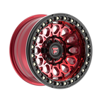 Fittipaldi FB153 17X9 -15 Gloss Red Machined with Red Tint and Gloss Black Ring