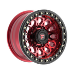 Fittipaldi FB153 17X9 -15 Gloss Red Machined with Red Tint and Gloss Black Ring