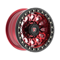 Fittipaldi FB153 17X9 -15 Gloss Red Machined with Red Tint and Gloss Black Ring