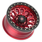 Fittipaldi FB153 20X10 -38 Gloss Red Machined with Red Tint and Gloss Black Ring