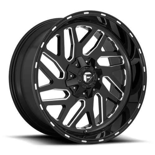 Fuel 1Pc D581 Triton 20X10 -18 Gloss Black Milled