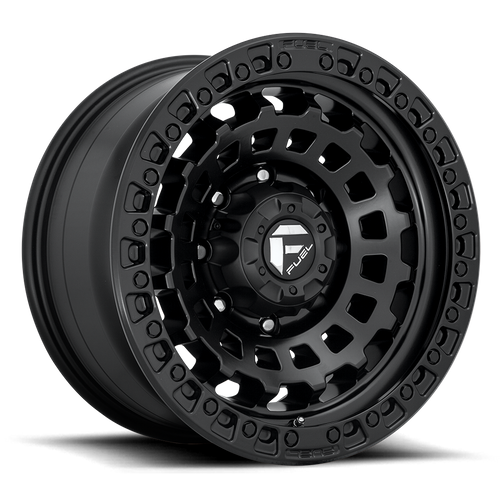 Fuel 1Pc D633 Zephyr 17X9 +1 Matte Black