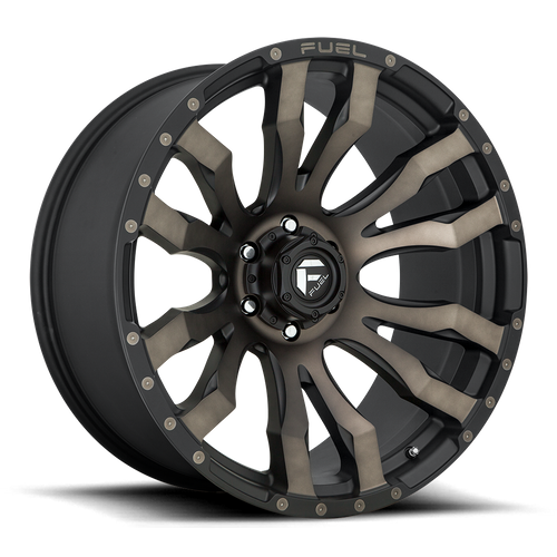 Fuel 1Pc D674 Blitz 20X10 -18 Matte Black Double Dark Tint