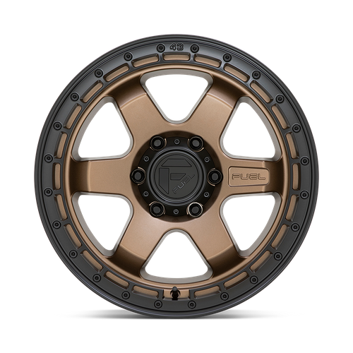 Fuel 1Pc D751 Block 18X9 +20 Matte Bronze W/ Black Ring