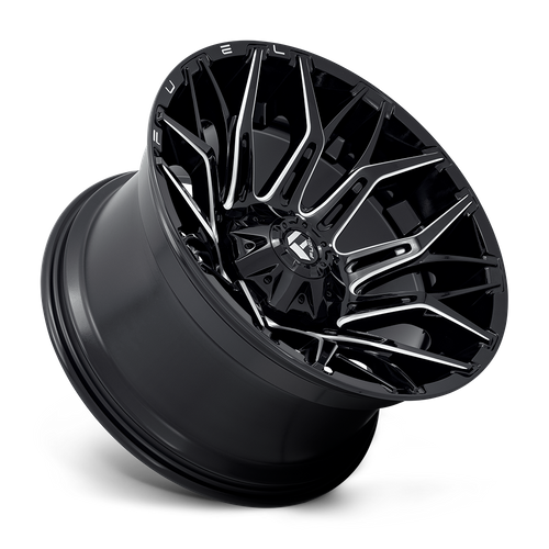 Fuel 1Pc D769 Twitch 22X12 -44 Glossy Black Milled