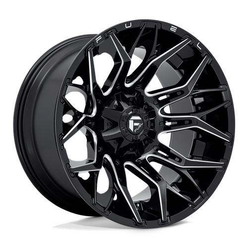 Fuel 1Pc D769 Twitch 22X12 -44 Glossy Black Milled