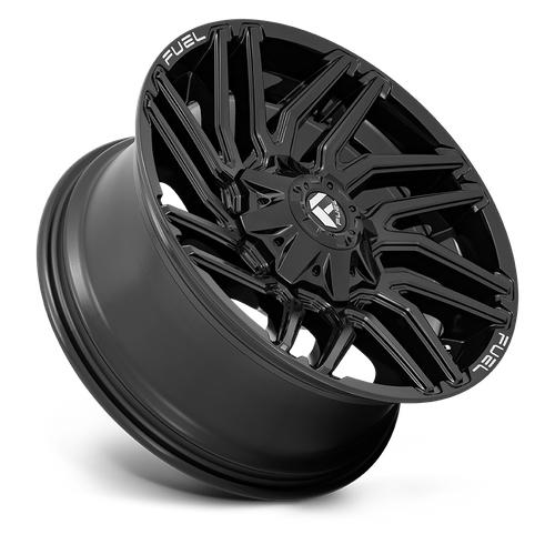 Fuel 1Pc D776 Typhoon 22X12 -44 Gloss Black