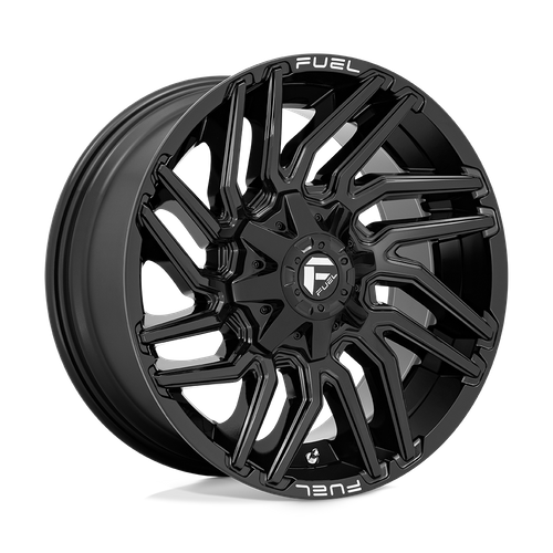 Fuel 1Pc D776 Typhoon 22X12 -44 Gloss Black