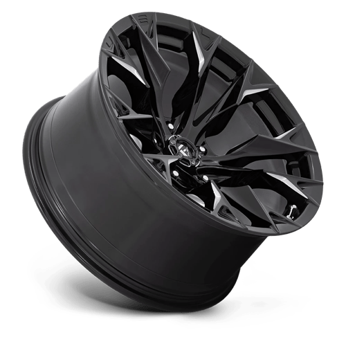Fuel 1Pc D803 Flame 20X10 -18 Gloss Black Milled