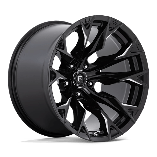 Fuel 1Pc D803 Flame 20X12 -44 Gloss Black Milled