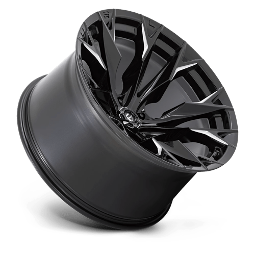 Fuel 1Pc D803 Flame 22X12 -44 Gloss Black Milled