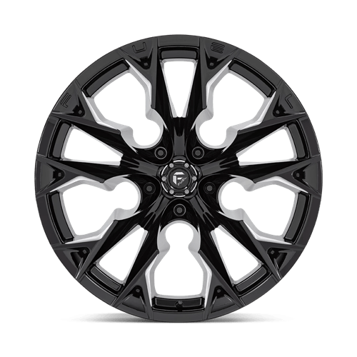 Fuel 1Pc D803 Flame 22X12 -44 Gloss Black Milled