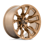Fuel 1Pc D805 Flame 20X10 -18 Platinum Bronze