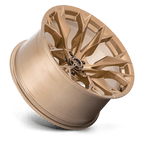 Fuel 1Pc D805 Flame 20X10 -18 Platinum Bronze