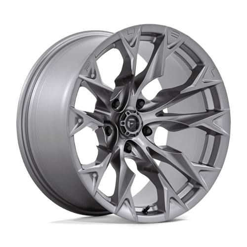 Fuel 1Pc D806 Flame 20X10 -18 Platinum