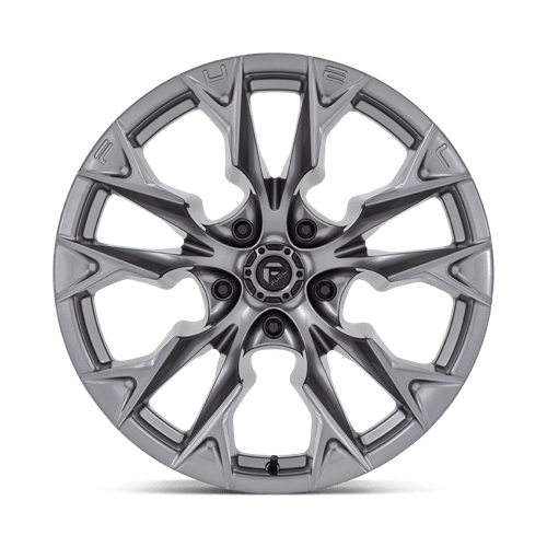 Fuel 1Pc D806 Flame 20X10 -18 Platinum