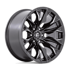 Fuel 1Pc D803 Flame 20X9 +1 Gloss Black Milled