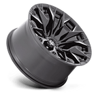 Fuel 1Pc D803 Flame 20X10 -18 Gloss Black Milled