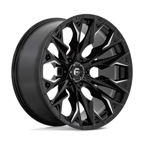 Fuel 1Pc D803 Flame 22X10 -18 Gloss Black Milled