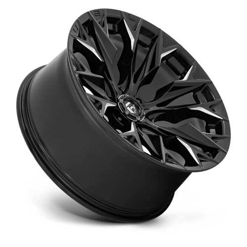 Fuel 1Pc D803 Flame 22X10 -18 Gloss Black Milled