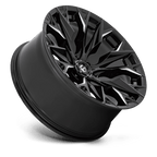 Fuel 1Pc D803 Flame 22X10 -18 Gloss Black Milled