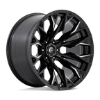 Fuel 1Pc D803 Flame 22X12 -44 Gloss Black Milled