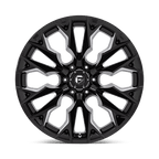 Fuel 1Pc D803 Flame 22X12 -44 Gloss Black Milled