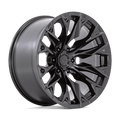 Fuel 1Pc D804 Flame 22X10 -18 Blackout