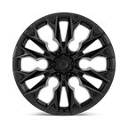 Fuel 1Pc D804 Flame 22X10 -18 Blackout