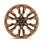 Fuel 1Pc D805 Flame 22X10 -18 Platinum Bronze