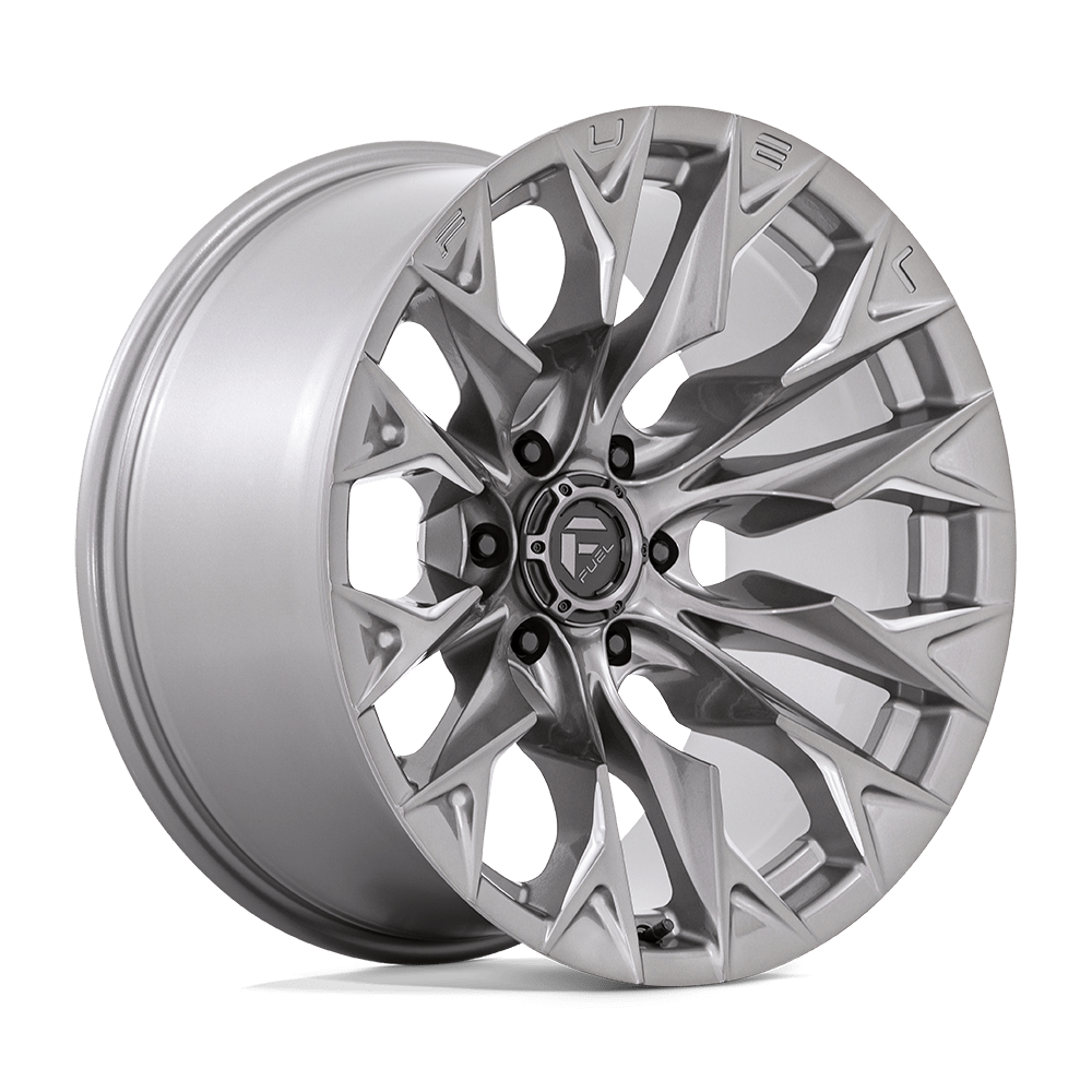 Fuel 1Pc D806 Flame 22X10 -18 Platinum
