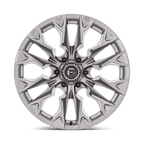 Fuel 1Pc D806 Flame 20X10 -18 Platinum