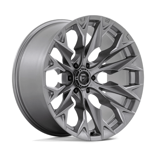 Fuel 1Pc D806 Flame 22X10 -18 Platinum