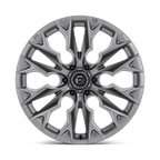 Fuel 1Pc D806 Flame 22X10 -18 Platinum