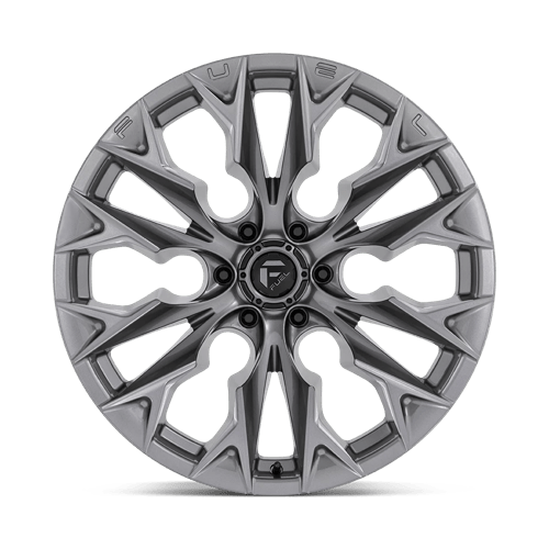 Fuel 1Pc D806 Flame 22X10 -18 Platinum