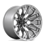 Fuel 1Pc D806 Flame 22X12 -44 Platinum