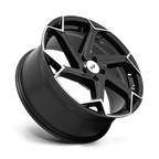 Niche 1Pc M255 Flash 20X10.5 +20 Gloss Black Brushed