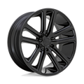 Dub 1Pc S256 Flex 22X9.5 +20 Gloss Black