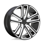 Dub 1Pc S255 Flex 24X10 +10 Gloss Black Milled
